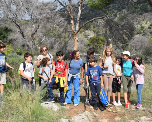 La IV classe a Monte Pellegrino
