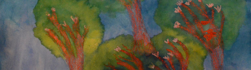 alberi verdi