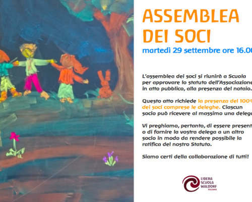 Assemblea straordinaria e ordinaria dei soci 