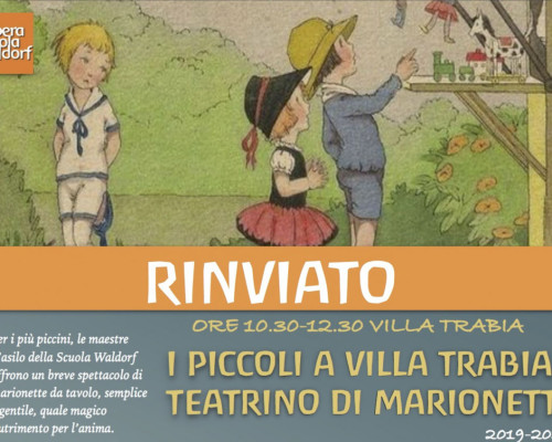 I piccoli a Villa Trabia è rinviato