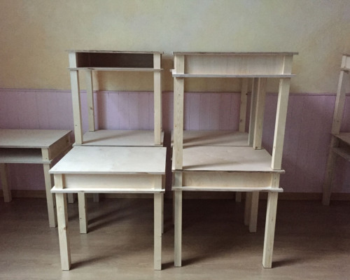 I nuovi banchi della Scuola