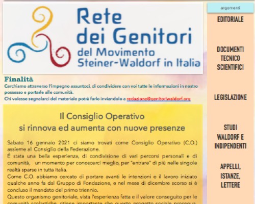 Il bollettino della rete dei genitori n. 5