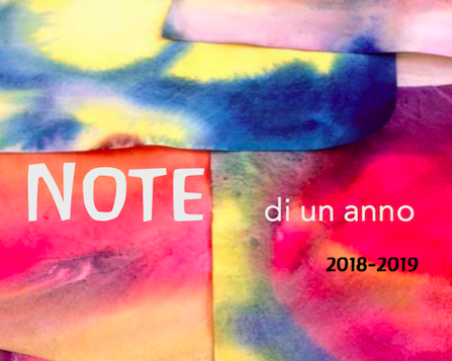 Note di un anno 2018-2019. Anteprima