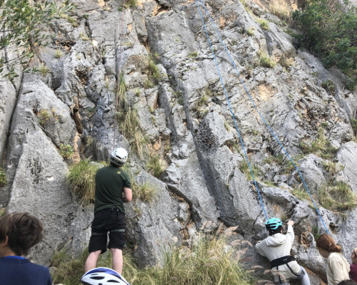 Arrampicata su Monte Pellegrino della IV