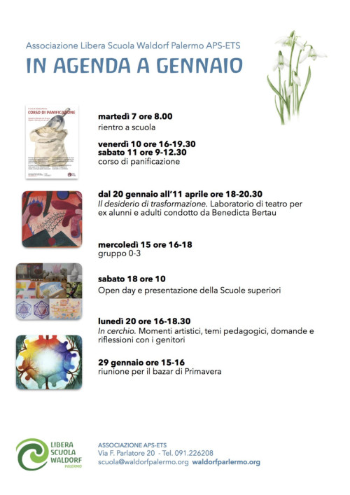 In agenda a gennaio