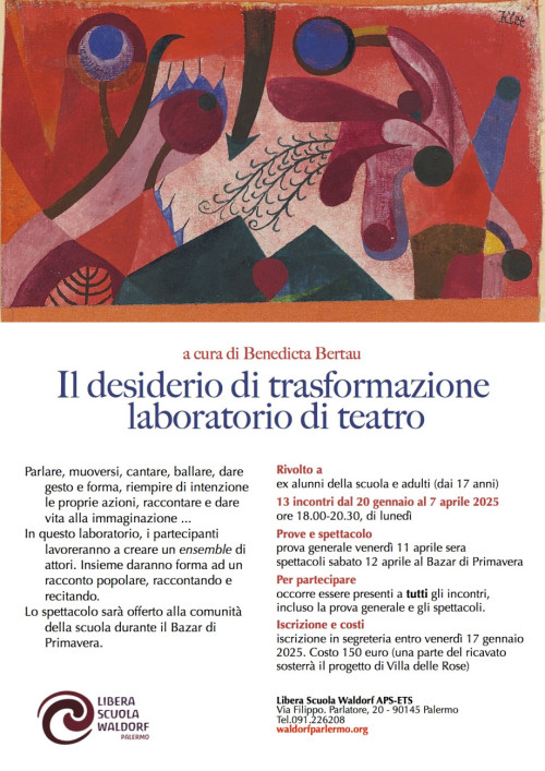 Il desiderio di trasformazione. Laboratorio di teatro