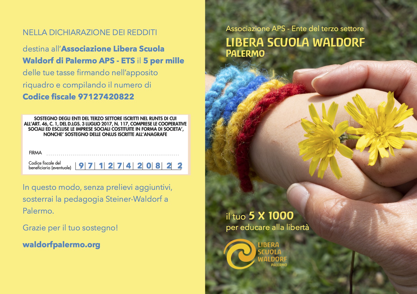5x1000: ricomincia la campagna