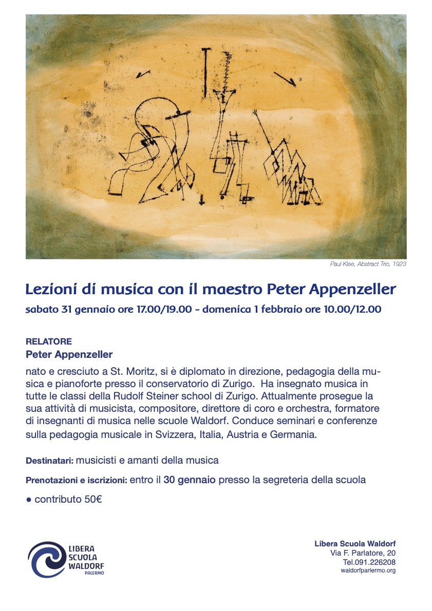 Lezioni di musica con il maestro Appenzeller