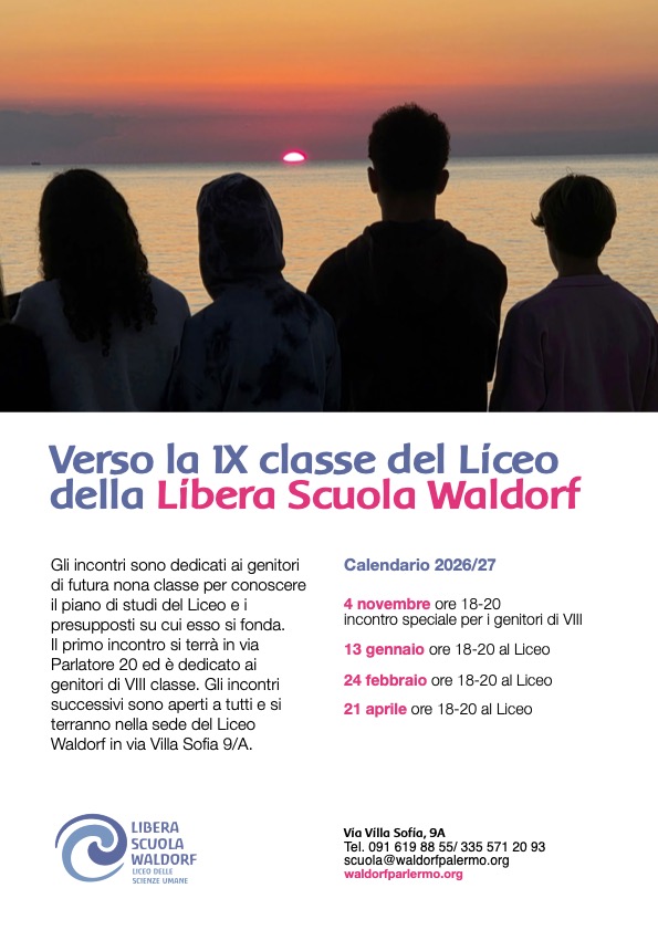 Verso la IX classe. Incontri per i genitori