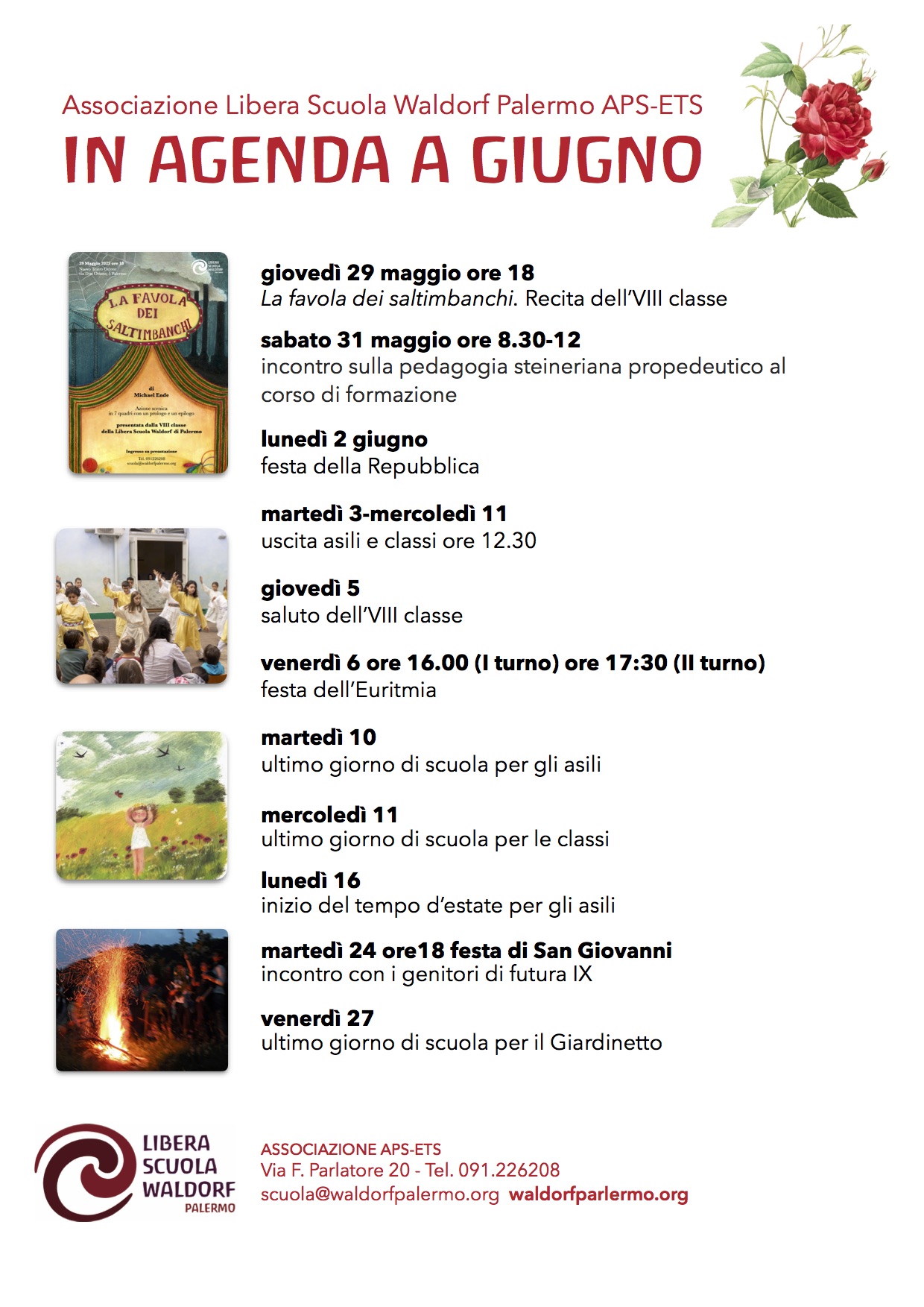  agenda giugno
