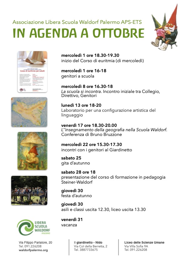 agenda ottobre