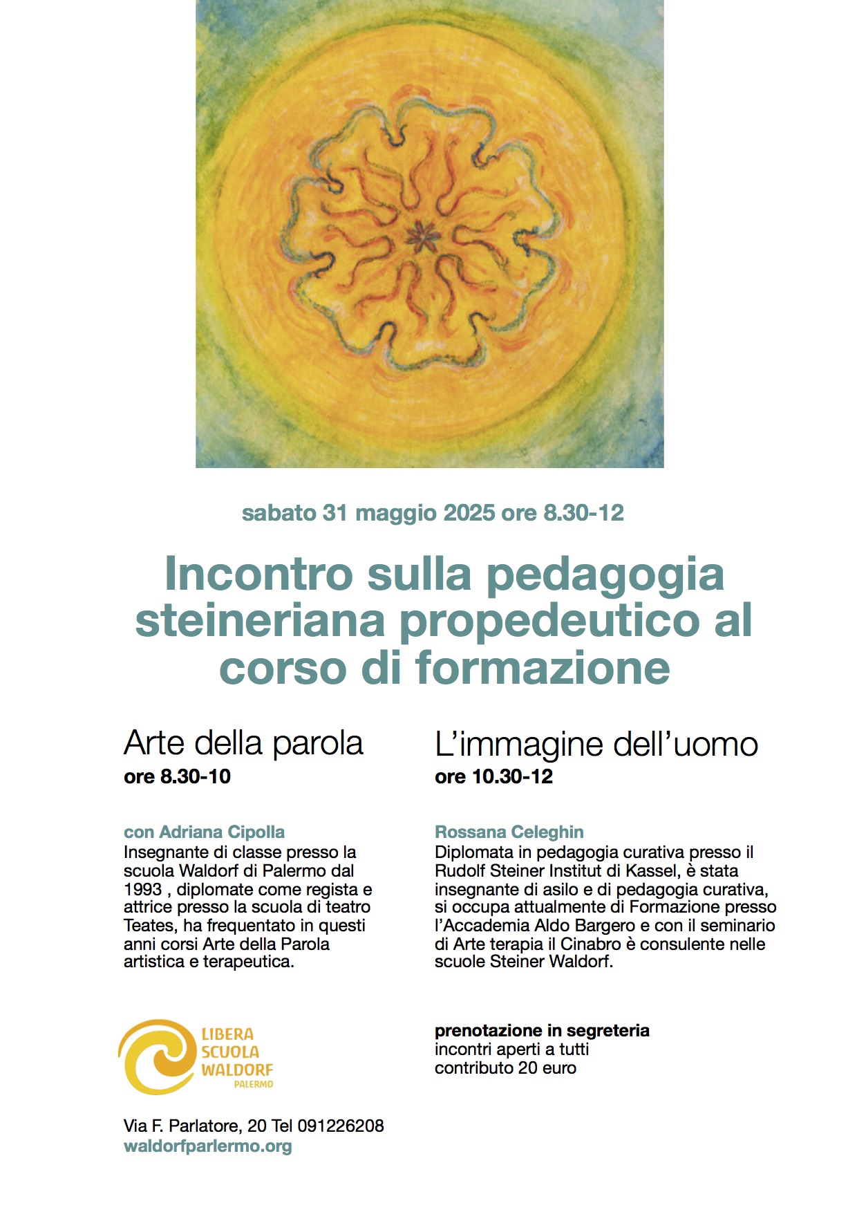 L'immagine dell'uomo e arte della parola. Incontro di formazione