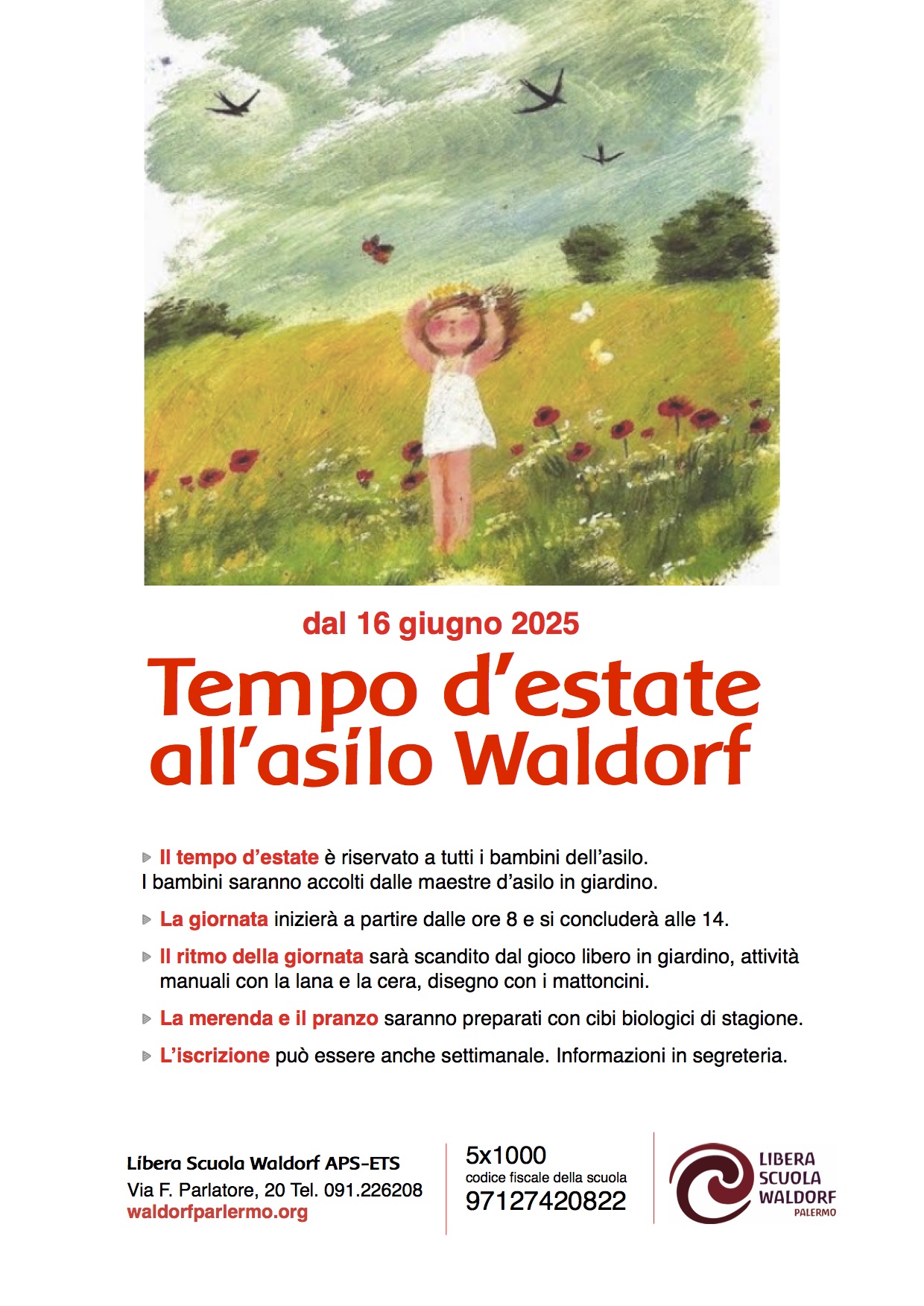 Tempo d'estate all'asilo Waldorf
