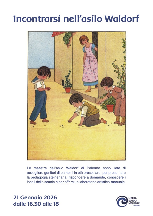 Incontrarsi nell'asilo Waldorf