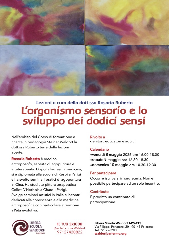 L'organismo sensorio e lo sviluppo dei dodici sensi